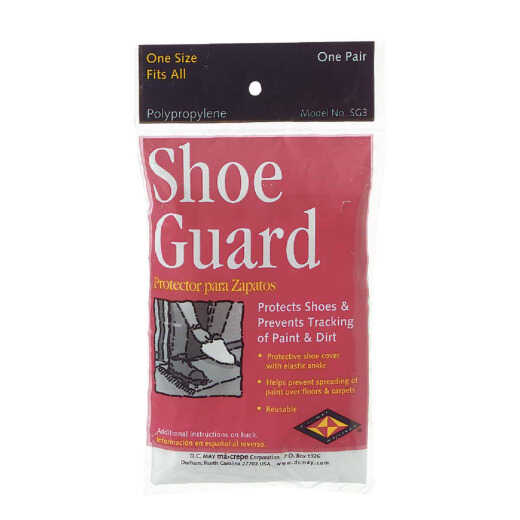 Trimaco SuperTuff 1 Size Fits Most Polypropylene White Shoe Guard Cover